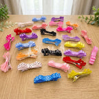 Ganchitos Mini Coquette con Puntos (3 pares)