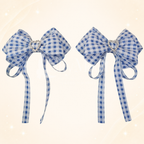 Lazo Coquette Cuadrille Azul