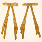 Lazos Mini Coquette en Terciopelo (2 pares)