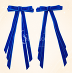 Lazos Mini Coquette en Terciopelo (2 pares)