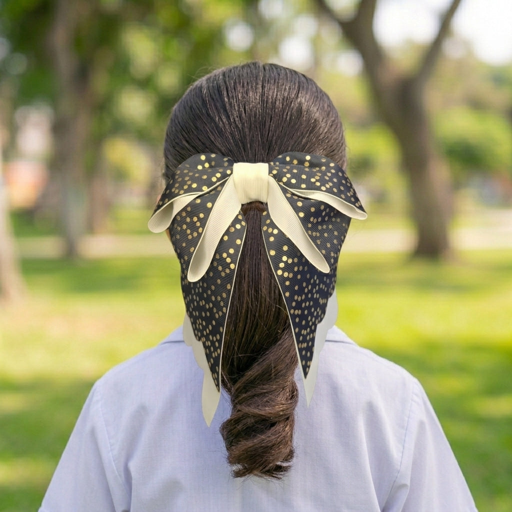 Maxi Lazo Modelo Luna - Negro y Dorado
