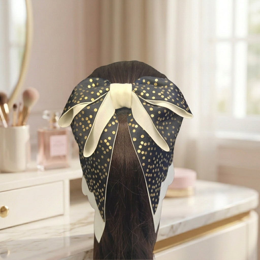 Maxi Lazo Modelo Luna - Negro y Dorado