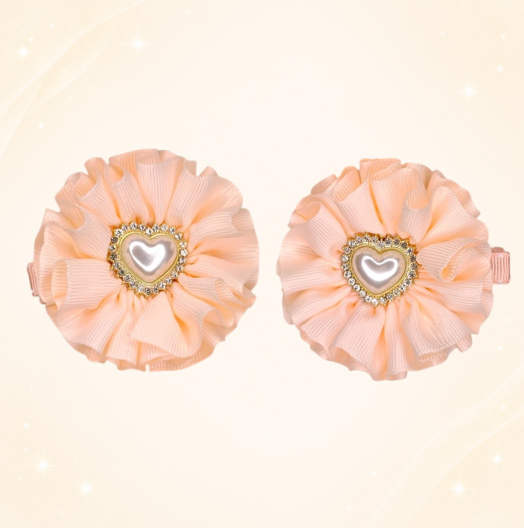 Moño Rosa y Corazón